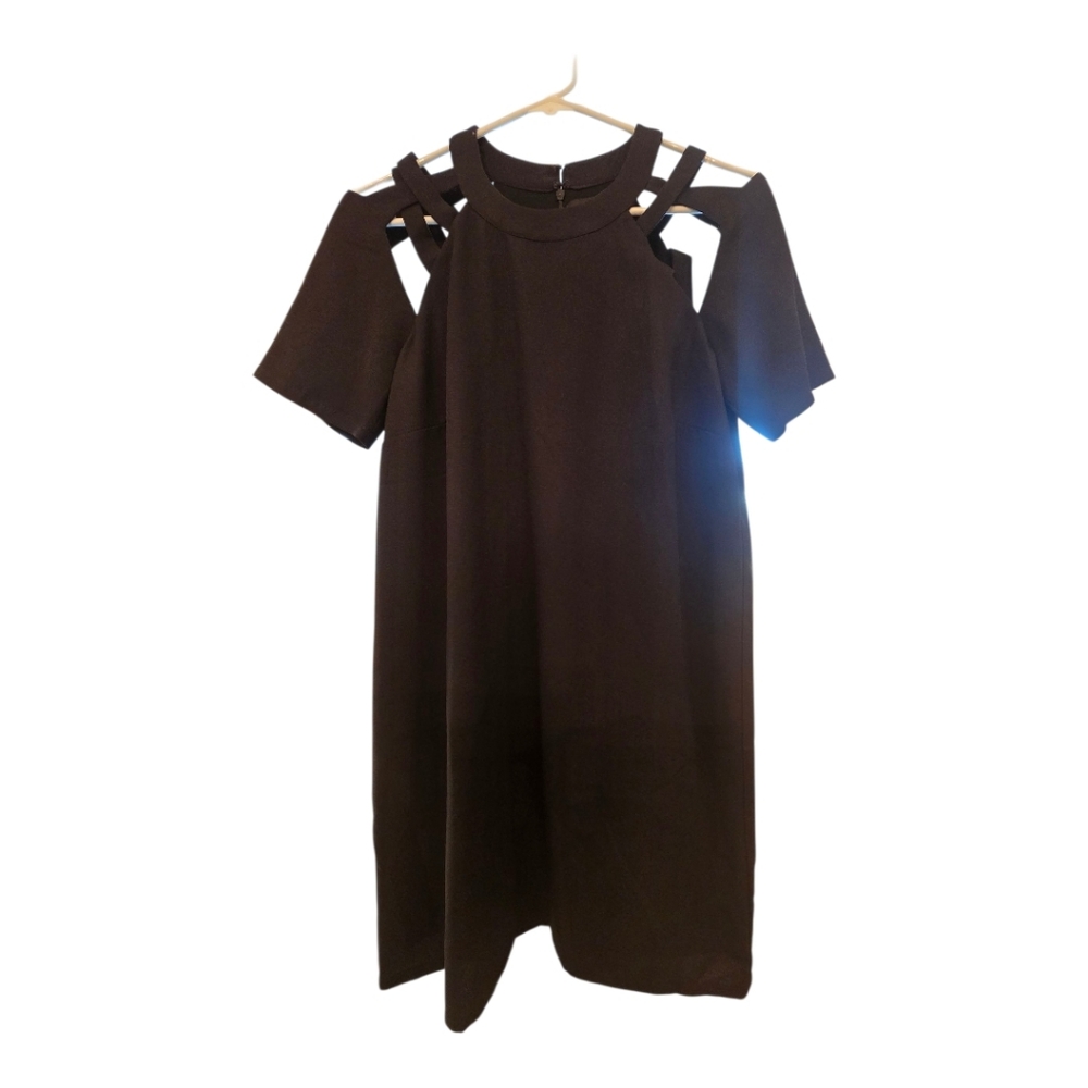 Lulu's Black Midi Dress